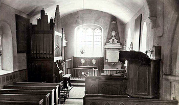 The chancel about 1900 [X21/756/8]